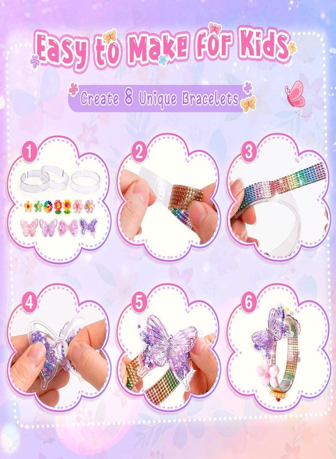 Eichhoo Friendship Bracelet Making Kit for Girls, 5-12 Year Old Girl Birthday Gifts, Arts and Crafts Kits for Kids, Girls Toys Age 5 6 7 8 9 10 Years Old, Kid Jewelry Making Kit with Charm (Butterfly&Flower) - Image 4